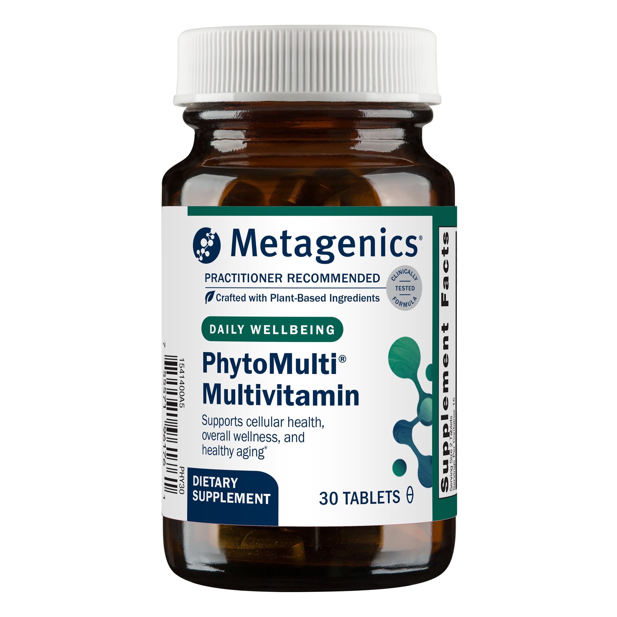 Metagenics PhytoMulti Without Iron – Daily Multivitamin for Men & Women | 30 Tablets | Non-GMO, Gluten-Free