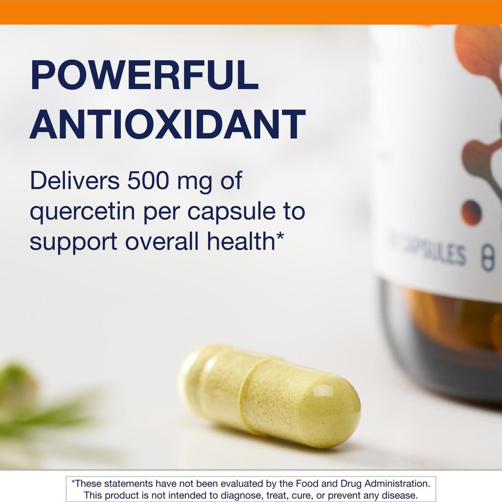 Metagenics Quercetin 500mg Supplement – Immune, Antioxidant & Heart Support | Non-GMO, Gluten-Free, Vegan – 60 Capsules