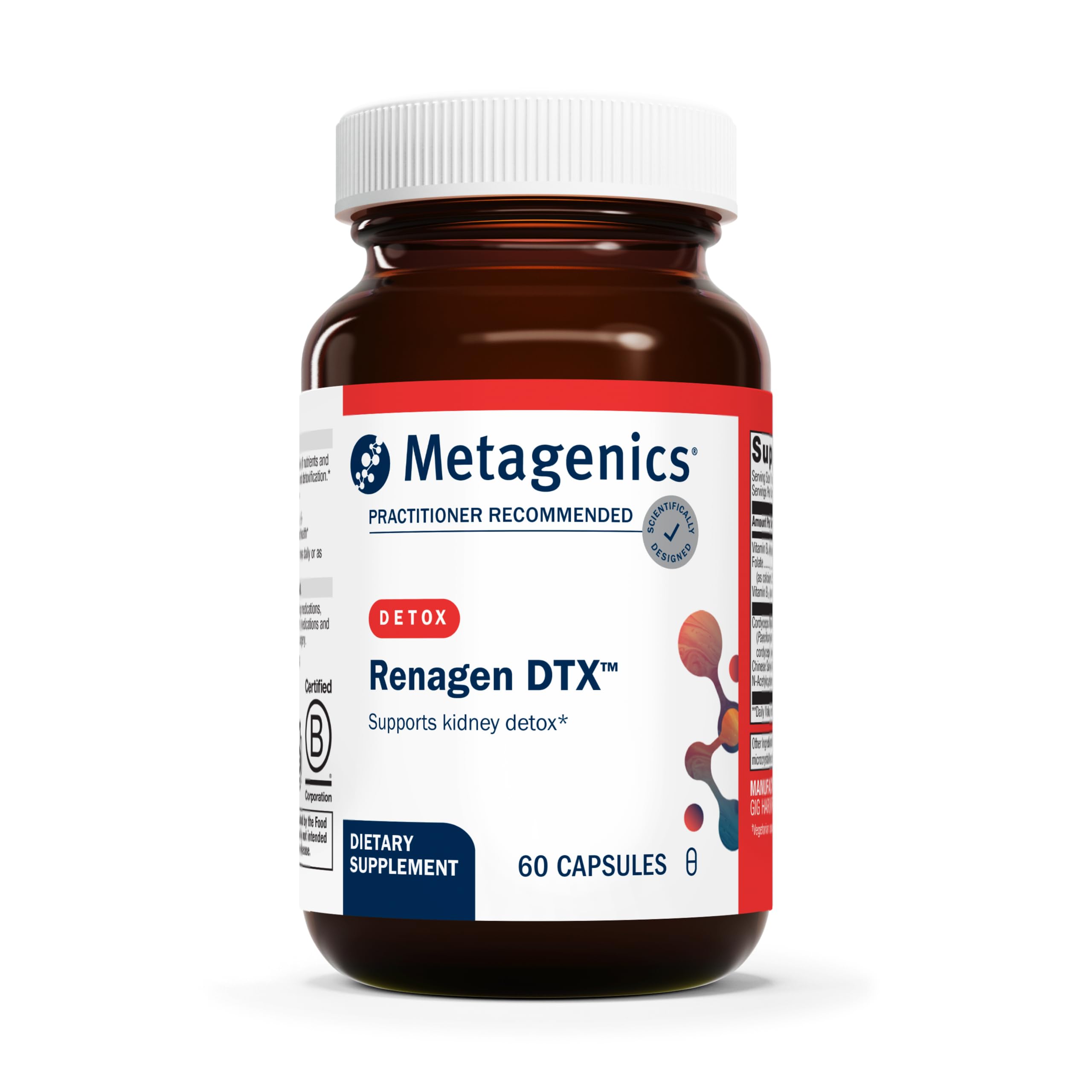Metagenics Renagen DTX – Kidney Detoxification & Cardiovascular Support* | 60 Capsules