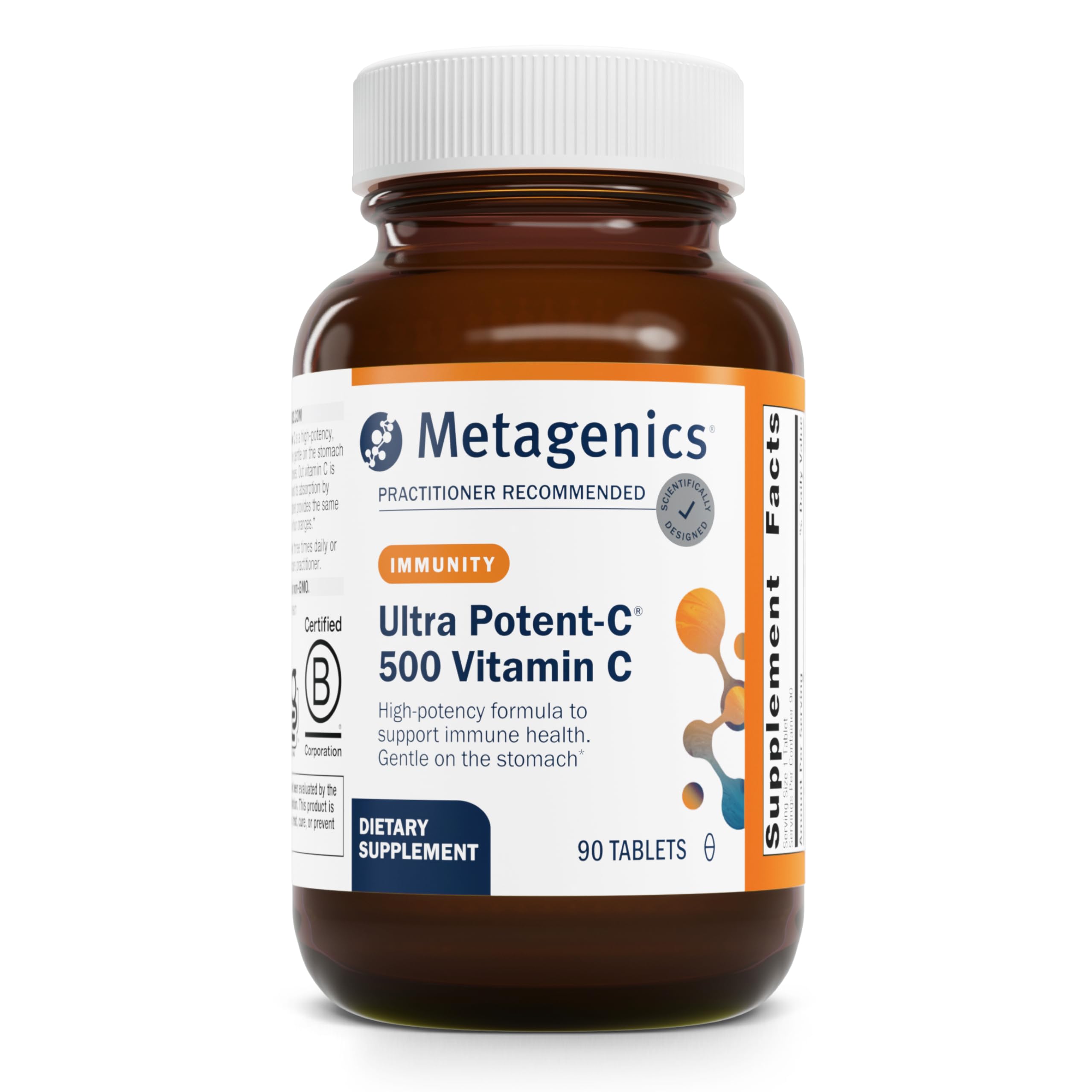 Metagenics Ultra Potent-C 500 – Buffered Vitamin C for Immunity