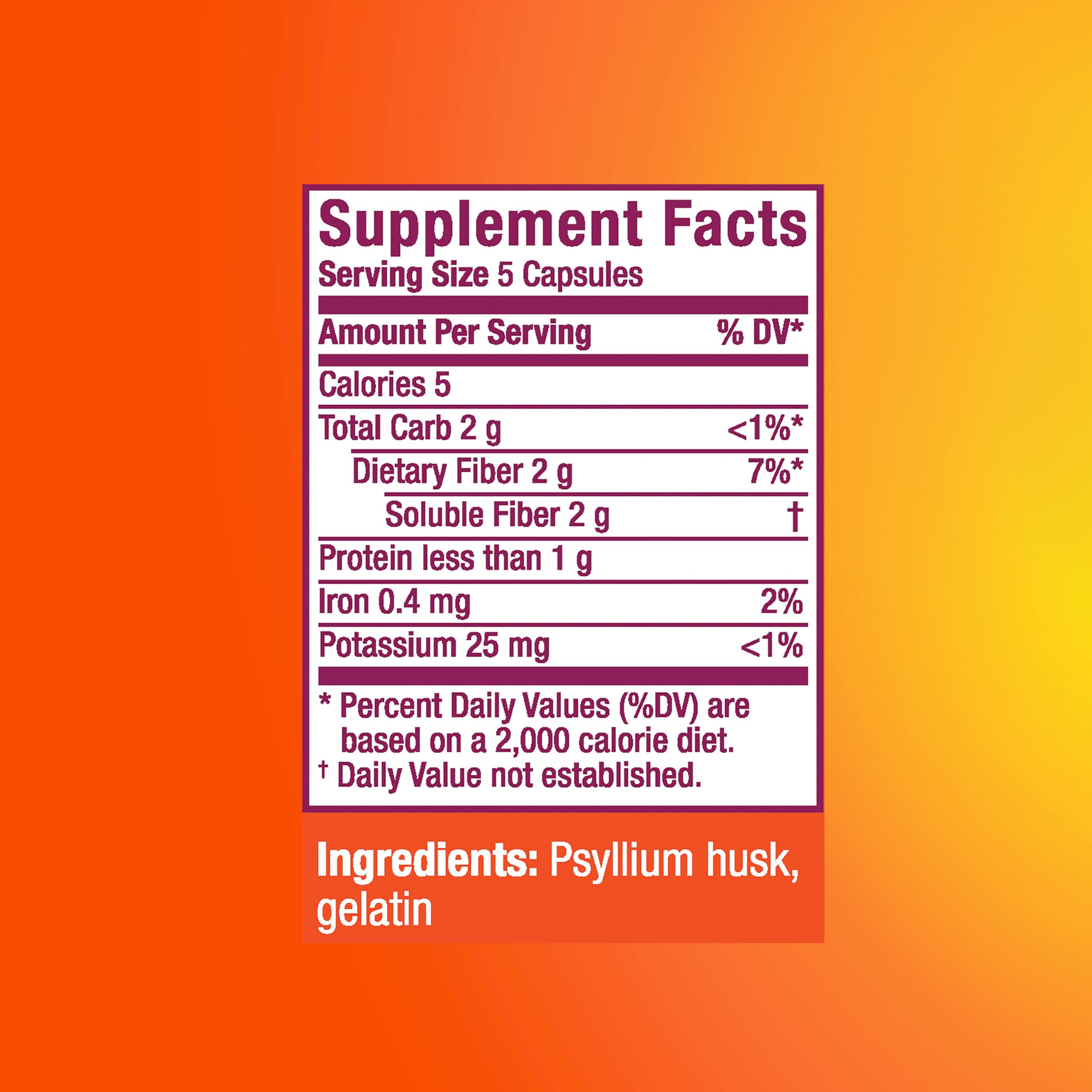 Metamucil Psyllium Husk Capsules, 160 Count – 3-in-1 Daily Fiber for Digestive Health and Regularity