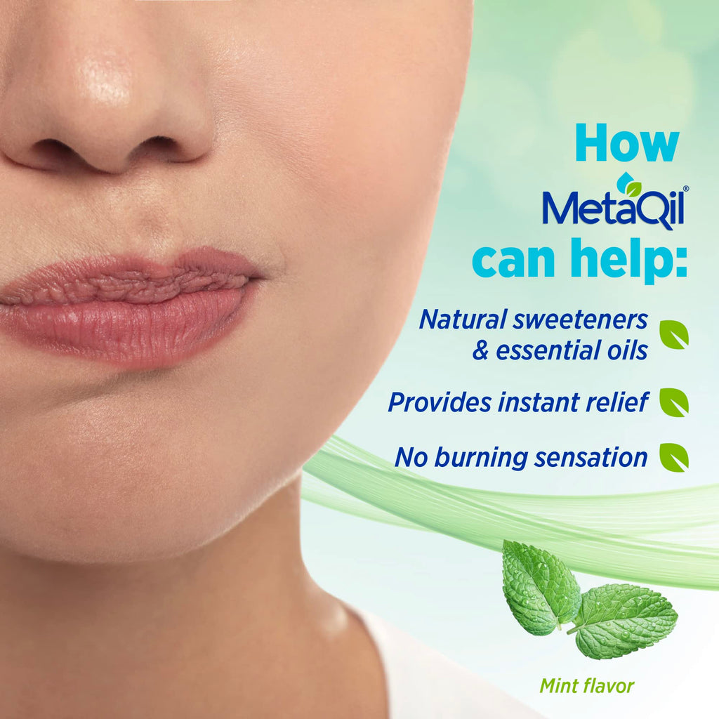 MetaQil Oral Rinse – Relieve Metallic & Bitter Tastes, 8 Core Ingredients, 2 Fl Oz