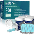 Metene TD-4116 Blood Glucose Test Strips | 300 Count for TD-4116 and Metene S Monitors