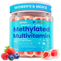Vegan Methylated Multivitamin Gummies for Women & Men – Sugar Free, Omega-3, D3 K2, Methylfolate & B12
