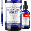 Methylene Blue 1% USP – Pharmaceutical Grade Twin Pack (2×50 mL) Glass – 3rd-Party Tested