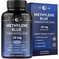 LCG LABS Methylene Blue 10 mg Capsules – Vitamin C, B6 & B12 – Energy, Brain & Focus – Made in USA (120 Capsules, 4-Month Supply)