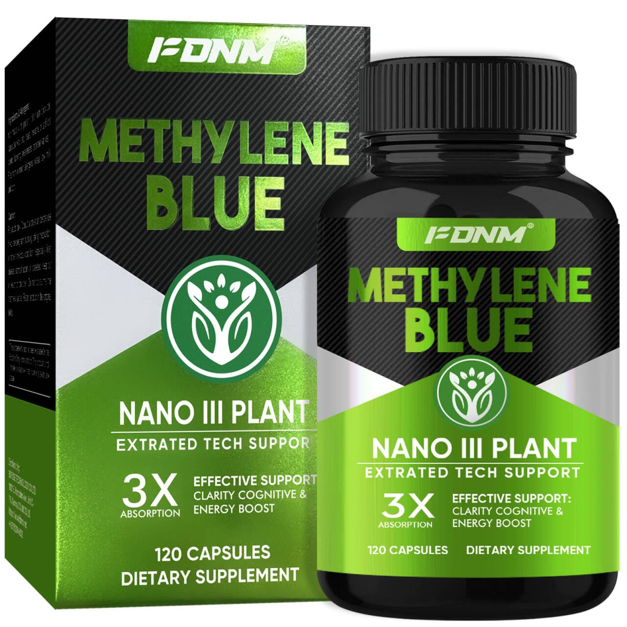 Methylene Blue Capsules 120 Count – USP & Pharmaceutical Grade, Brain Health & Focus