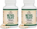 Methylfolate 1,000mcg, 120 Capsules – Pack of 2 | Double Wood – Third-Party Tested, Non-GMO, Vegan