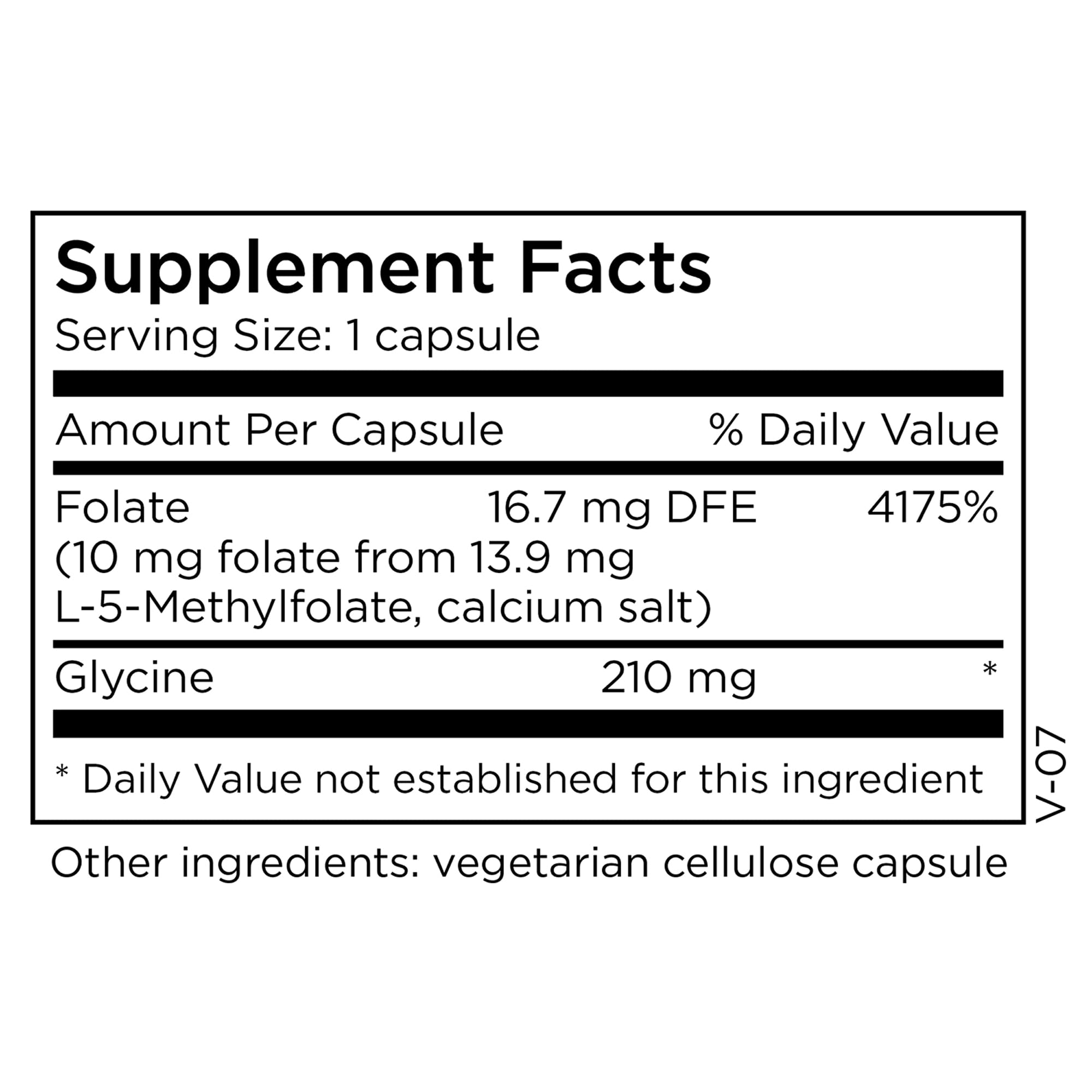 MethylPro L-Methylfolate 10 mg – 30 Capsules | 5-MTHF Folate for Brain Health, Focus, Calm