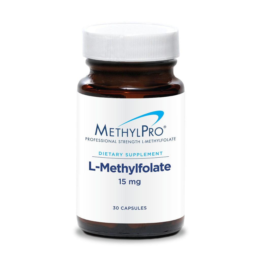MethylPro L-Methylfolate 15 mg - 5-MTHF | Brain Health, Focus, Calm - 30 Capsules (Pack of 1)