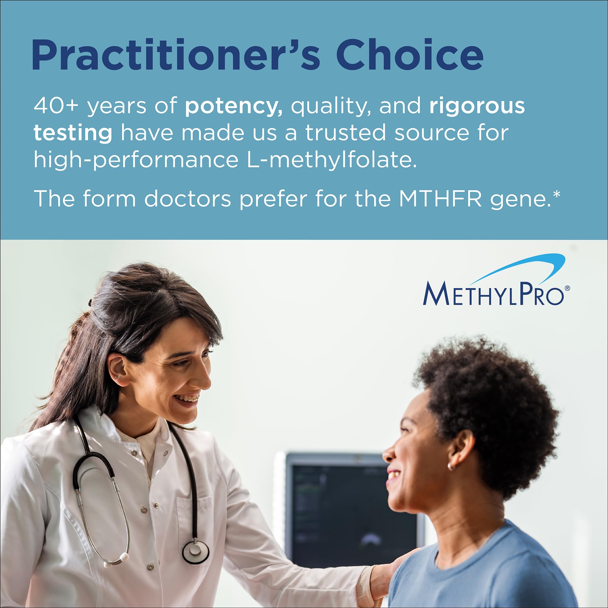 MethylPro L-Methylfolate 15 mg + Cofactors – 5-MTHF with B6 & B12 (30 Capsules)