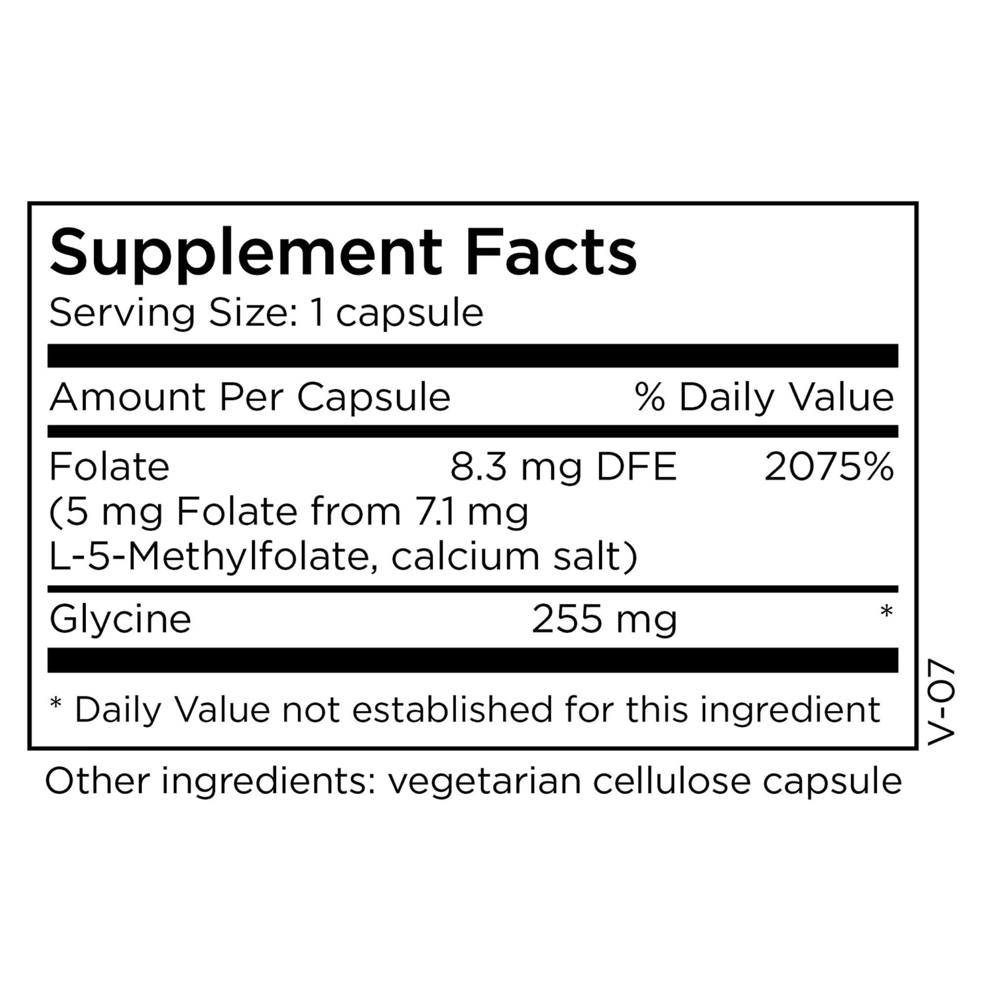 MethylPro L-Methylfolate 5 mg – Brain Health, Focus & Calm (5-MTHF)