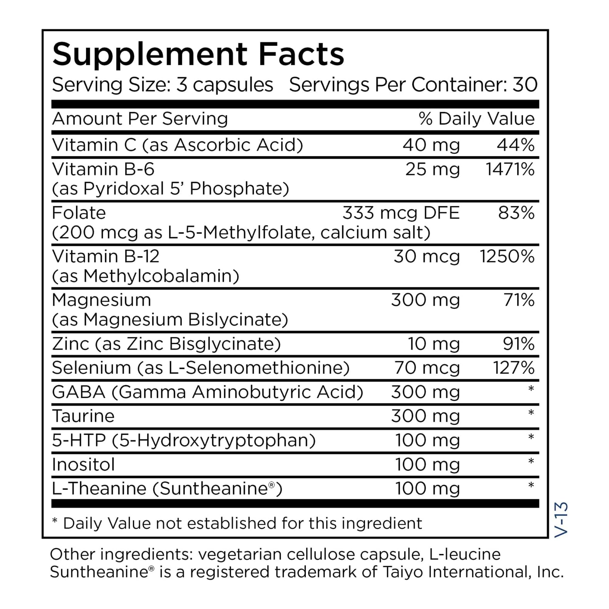Metabolic Maintenance MetaCalm – GABA L-Theanine Calm & Sleep Support (90 Capsules)