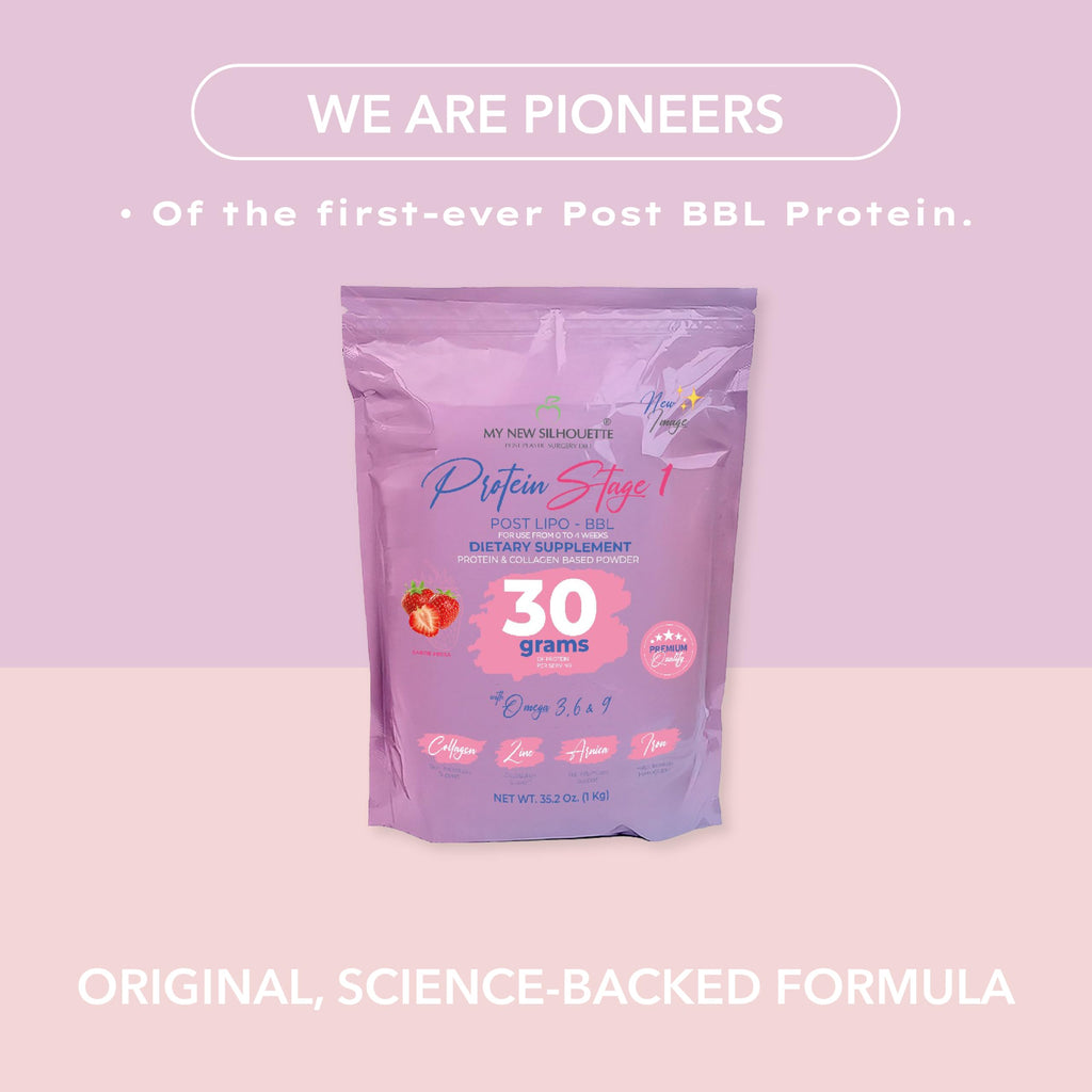 MI NUEVA SILUETA Lipotransfer Protein Stage 1 – Strawberry, 30 g per Serving