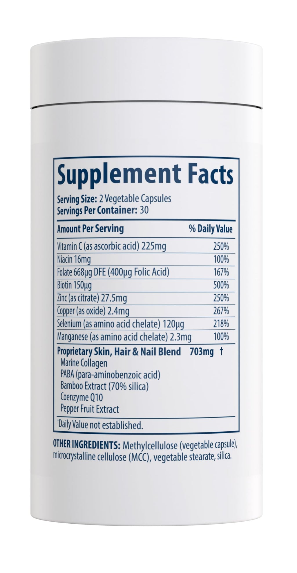 MiamiMD Total Beauty Matrix Collagen Capsules – Hair, Skin & Nails | Cruelty Free, 60 Capsules