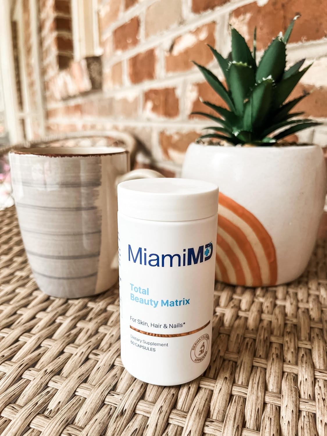 MiamiMD Total Beauty Matrix: Collagen Capsules with Vitamin C for Hair, Skin & Nails – 3 Pack (60 Capsules) – Cruelty Free