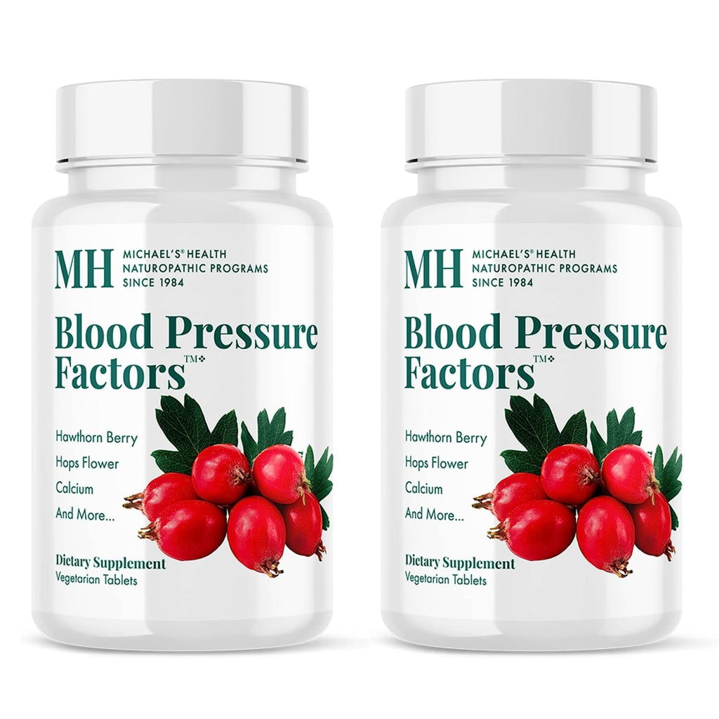 MICHAEL'S Blood Pressure Factors - Naturopathic Program (60 TB, 2 Pack) | Fluid Balance Support | Kosher