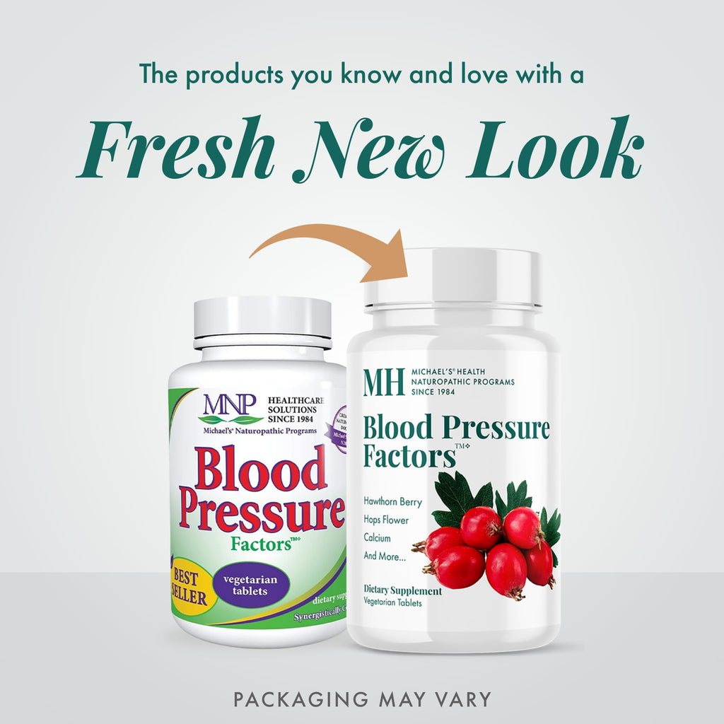 Michael's Blood Pressure Factors – 180 Vegetarian Tablets | Fluid Balance Support, Kosher & Gluten-Free