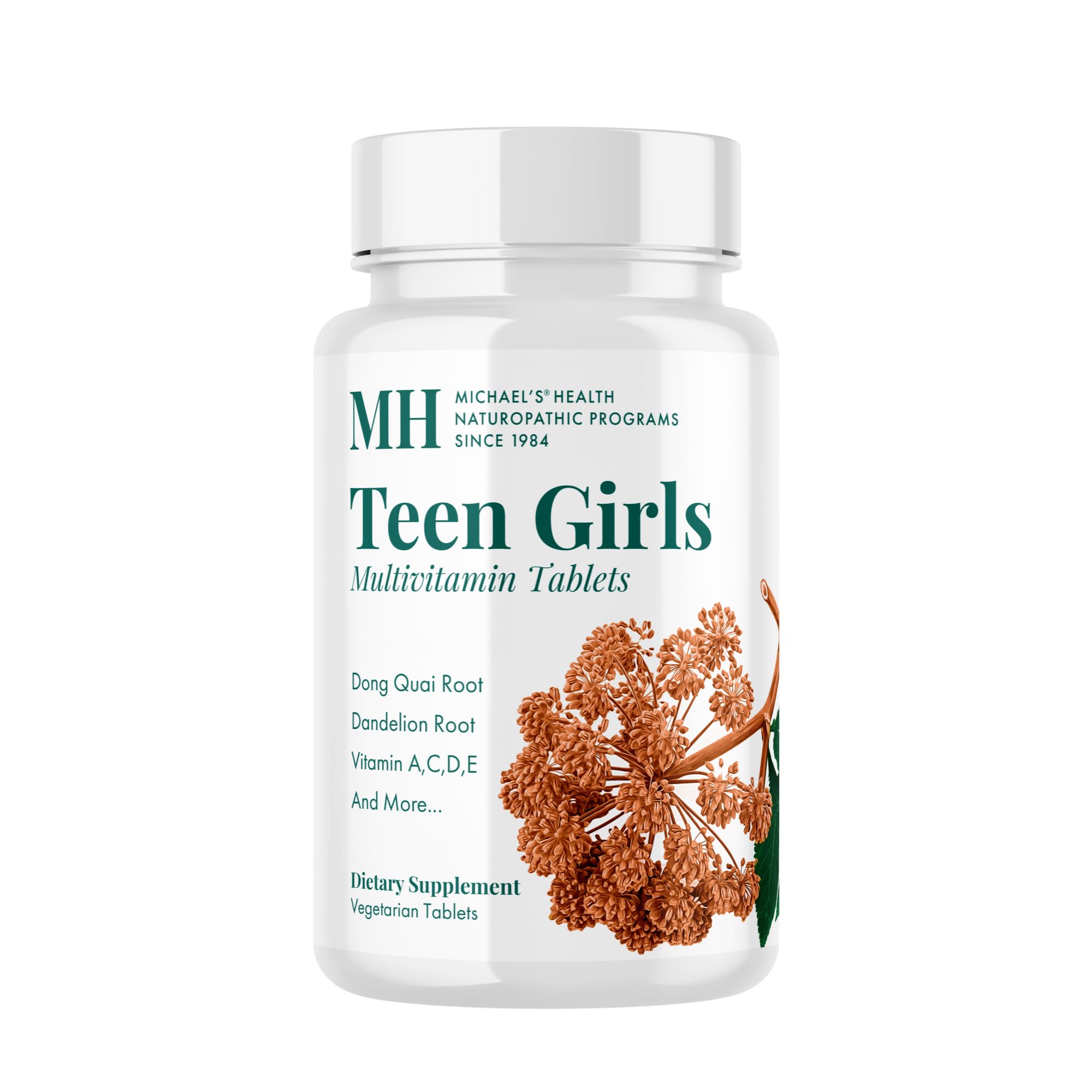 Michael's Teen Girls Multivitamin - 60 Veg Tablets | Kosher B-Complex