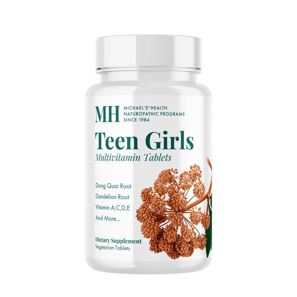 MICHAEL'S Health Teen Girls Multivitamin - 90 Vegetarian Tablets - Kosher, B Complex