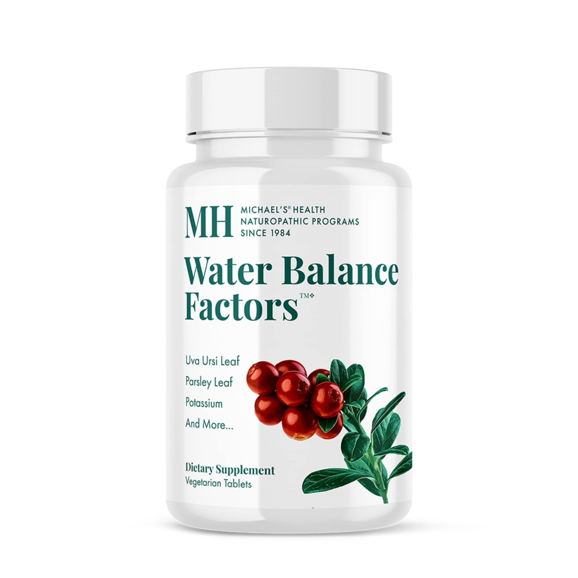Michael's Water Balance Factors – 120 Vegetarian Tablets | Potassium & Vitamin B6, Gluten Free & Kosher