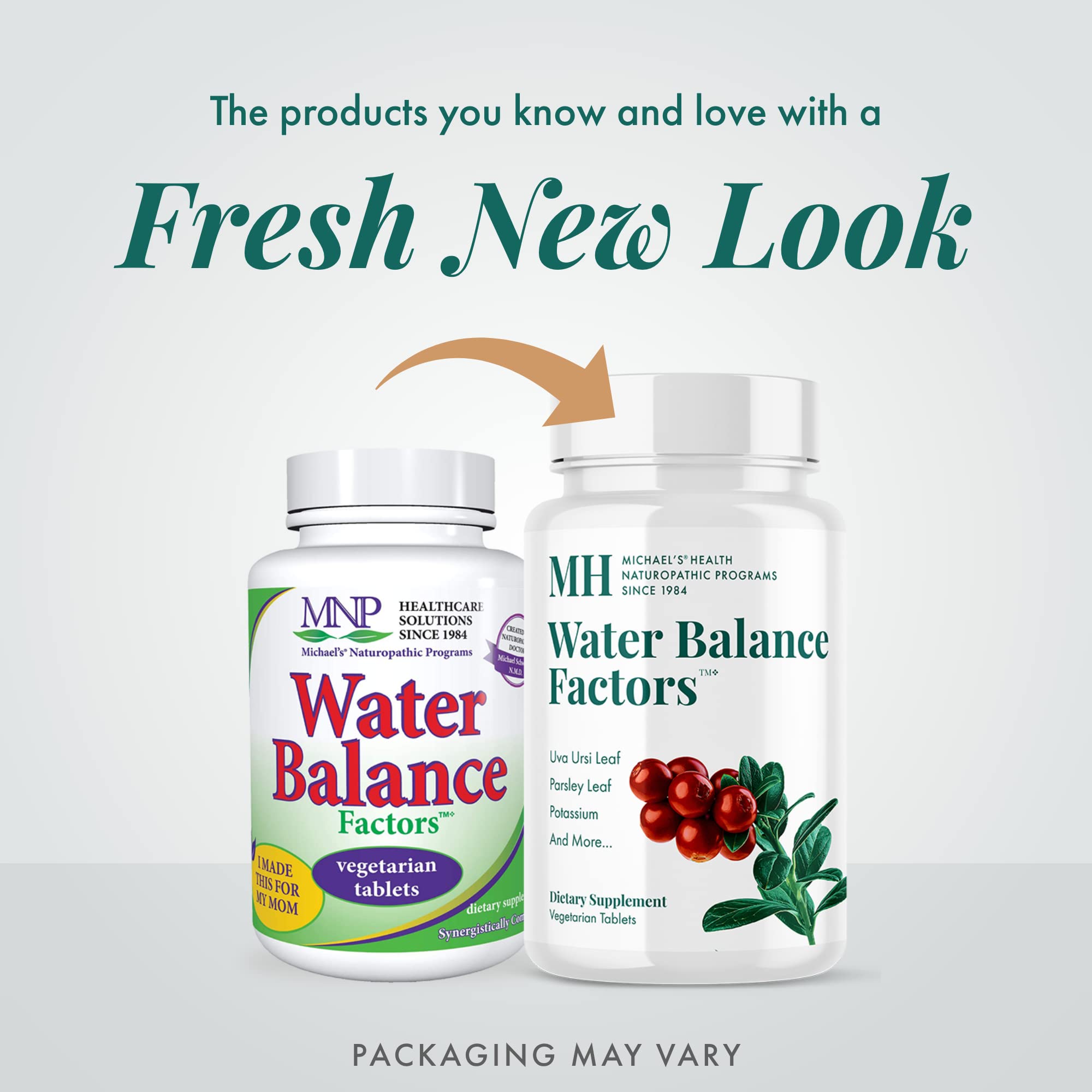 Michael's Water Balance Factors – 120 Vegetarian Tablets | Potassium & Vitamin B6, Gluten Free & Kosher