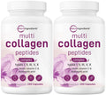 Micro Ingredients 2 Pack Multi Collagen Pills – Types I–X, Biotin & Hyaluronic Acid