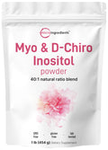 Myo-Inositol & D-Chiro Inositol Powder 1lb - 40:1 for Hormonal Balance
