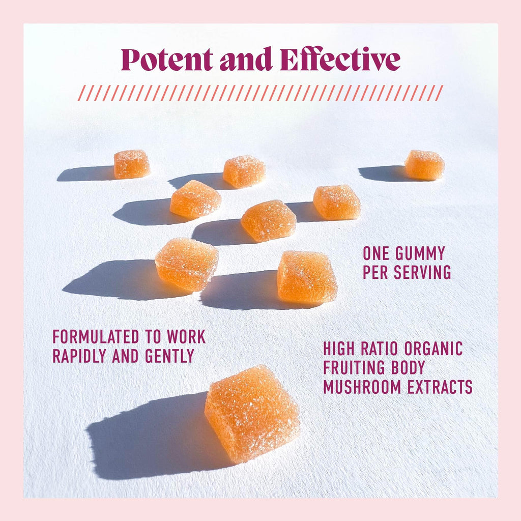 Microjoy Concentrate Gummies – Focus, Memory & Mood Support | Lemon Flavor (Vegan, Non-GMO, Gluten-Free) | 30 Servings