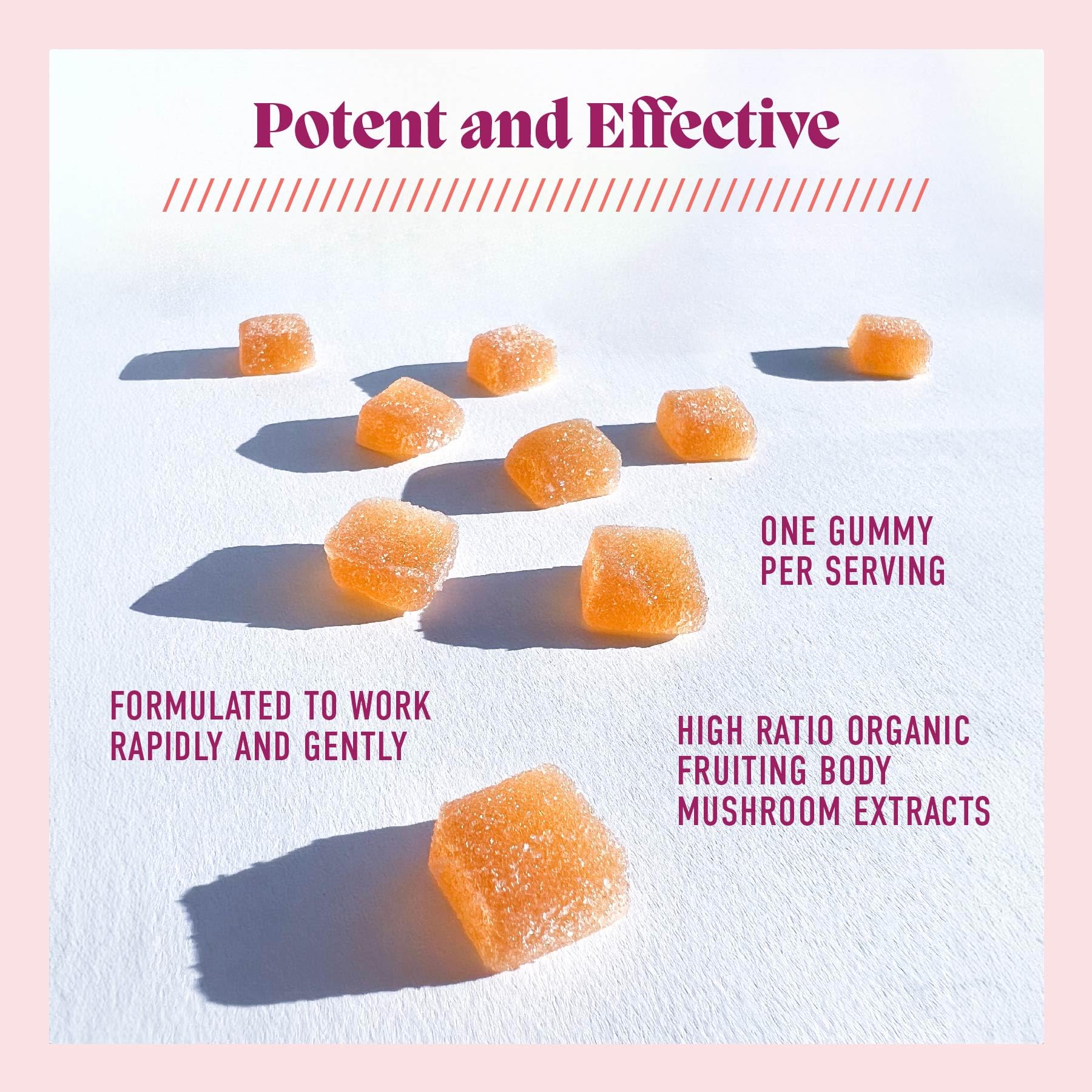 Microjoy Concentrate Gummies – Focus, Memory & Mood Support | Lemon Flavor (Vegan, Non-GMO, Gluten-Free) | 30 Servings