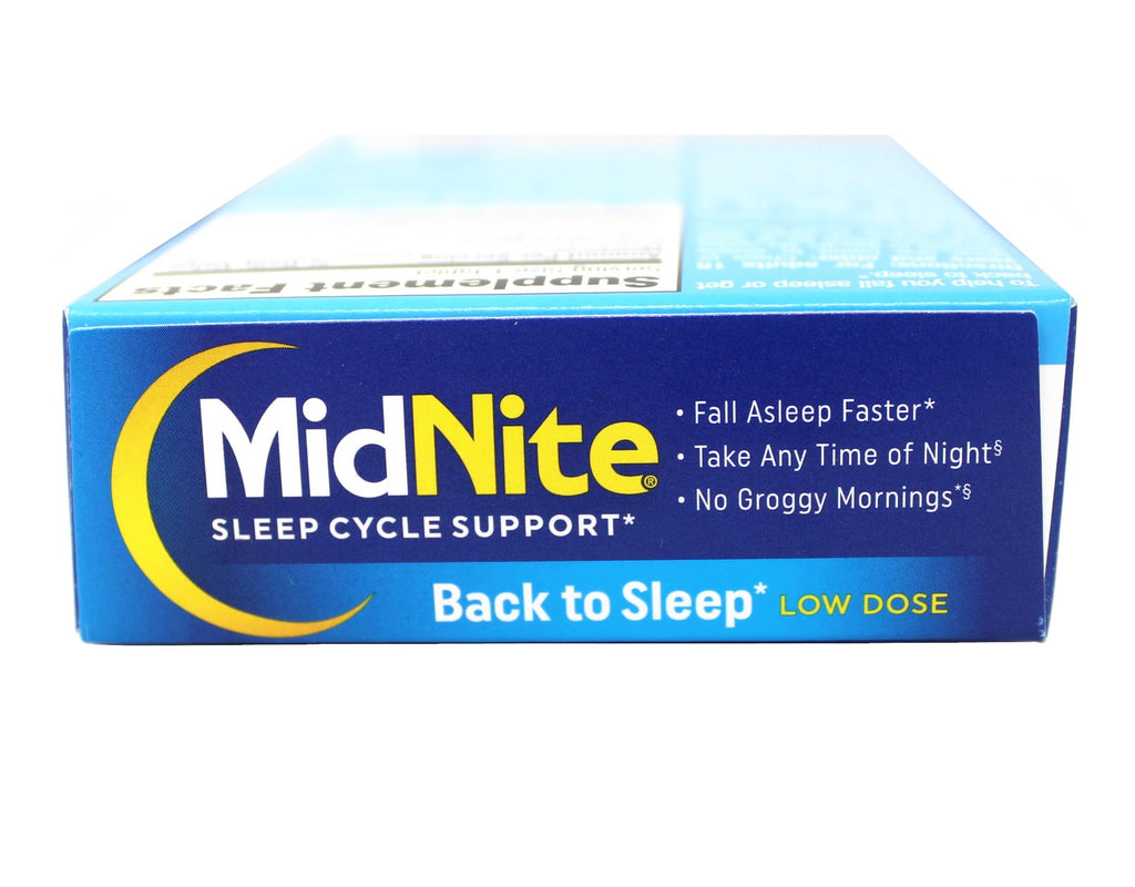 MidNite Sleep Aid for Occasional Sleeplessness — 4-Pack, 30 Cherry Chewables Each