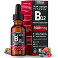 Midtown Supplements B12 5000 mcg – Sublingual Methylcobalamin Drops | Energy & Mood Booster