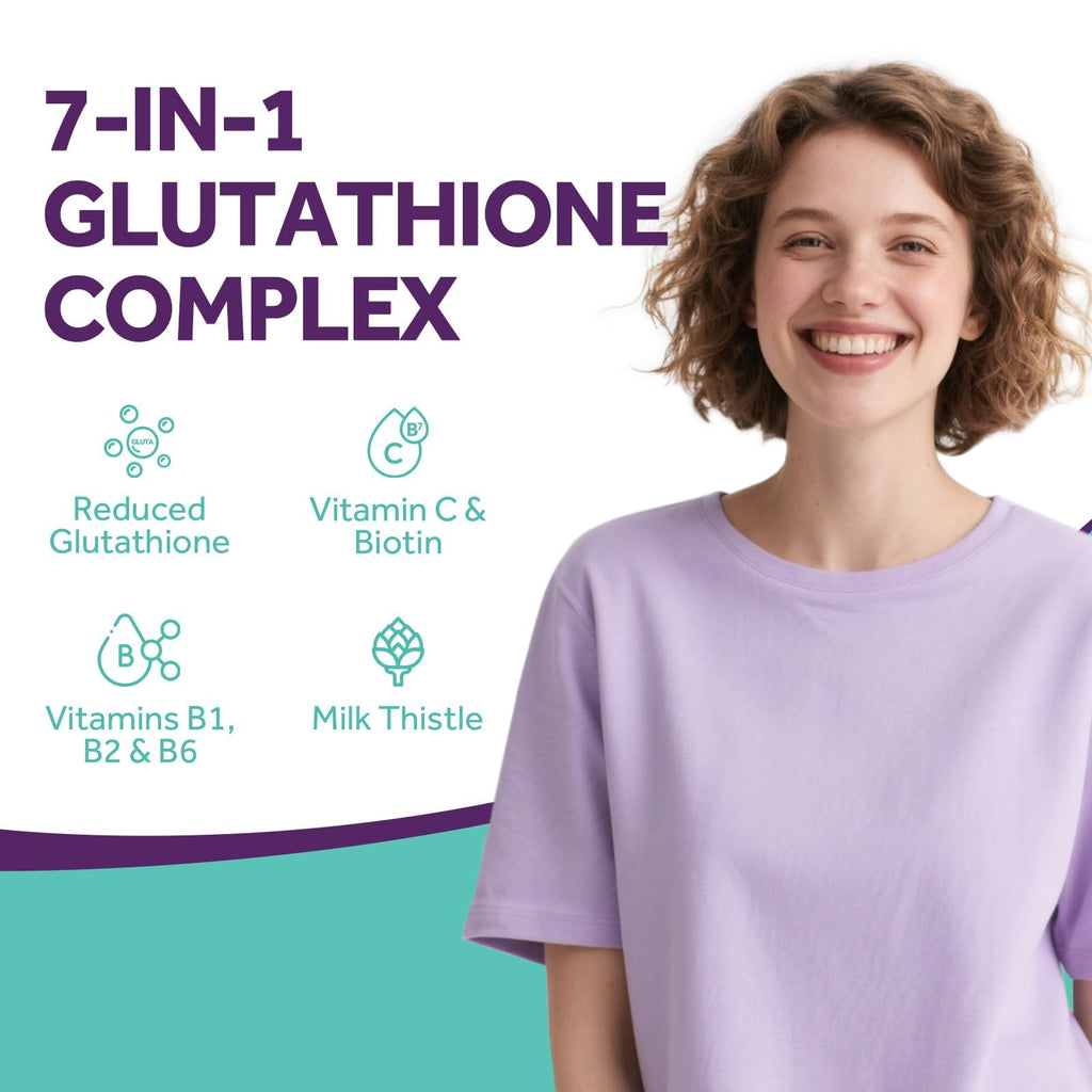 Doctor's Recipes Glutathione 500 mg - 60 Vegan Capsules | Liver & Immune Support