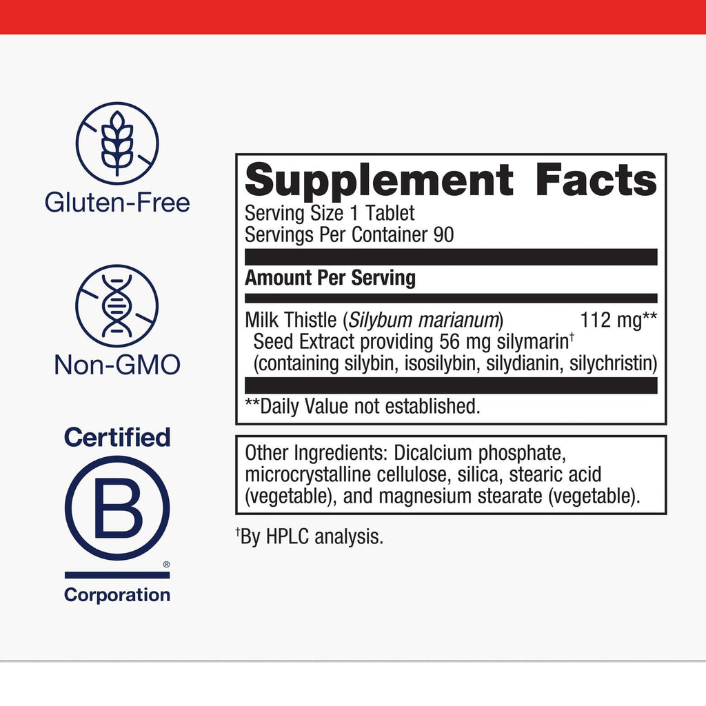 Metagenics Milk Thistle Extract 90 Tablets - Liver Health & Detox Support