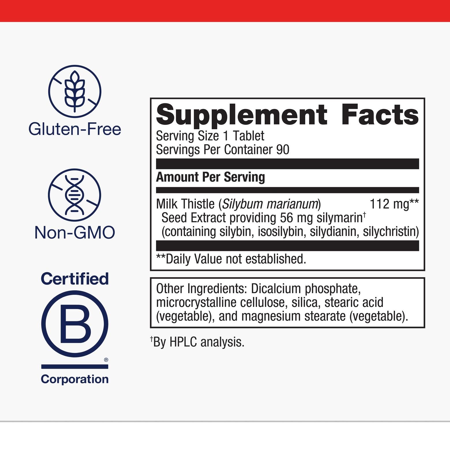 Metagenics Milk Thistle Extract 90 Tablets - Liver Health & Detox Support
