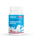 Milkaid Lactase Chewables – Lactose Intolerance Relief | Fast Acting Dairy Digestive Supplement (120 Tablets, Raspberry)