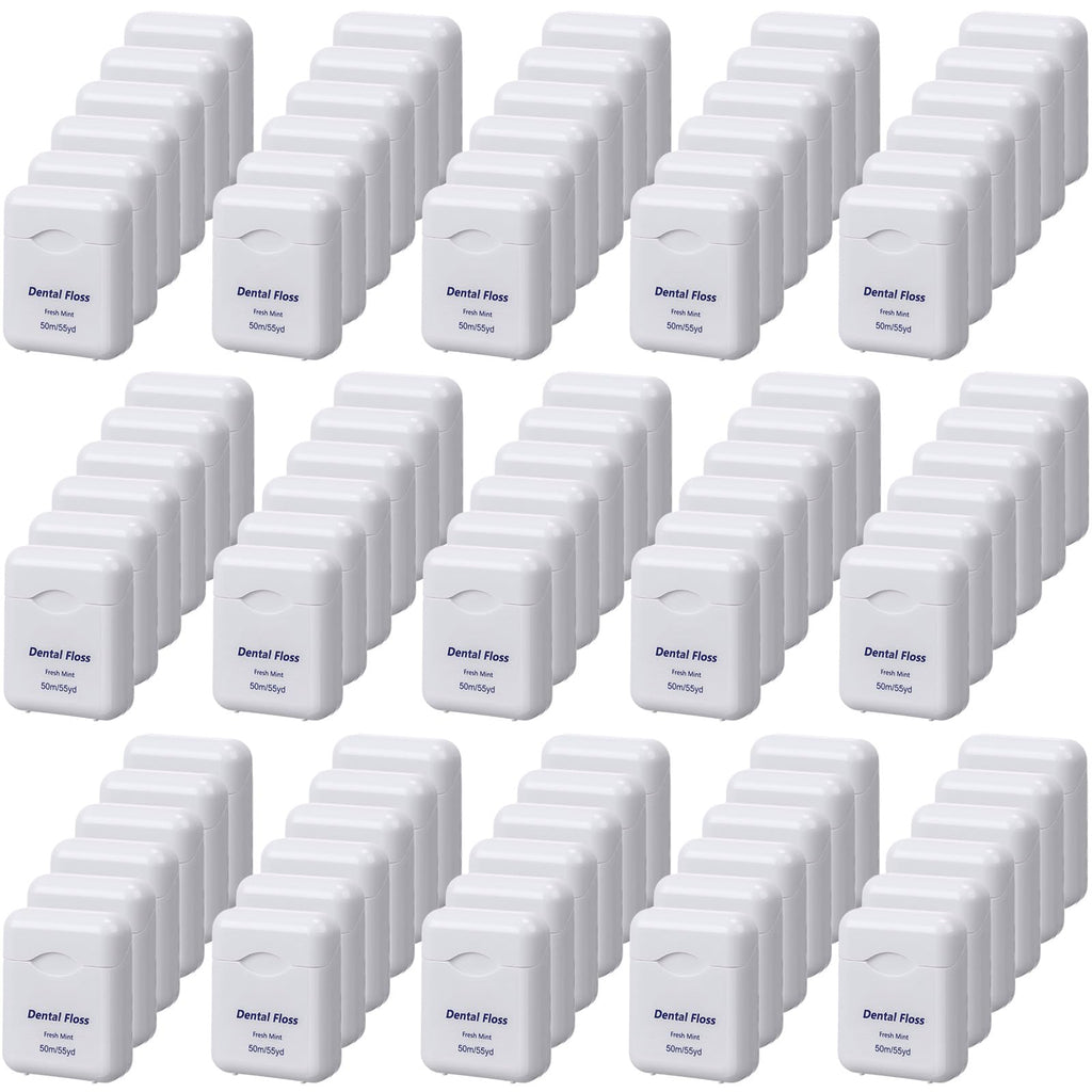 Mimorou 96 Pack Mint Dental Floss – 50m Each, Travel Oral Care for Teeth & Gum Protection