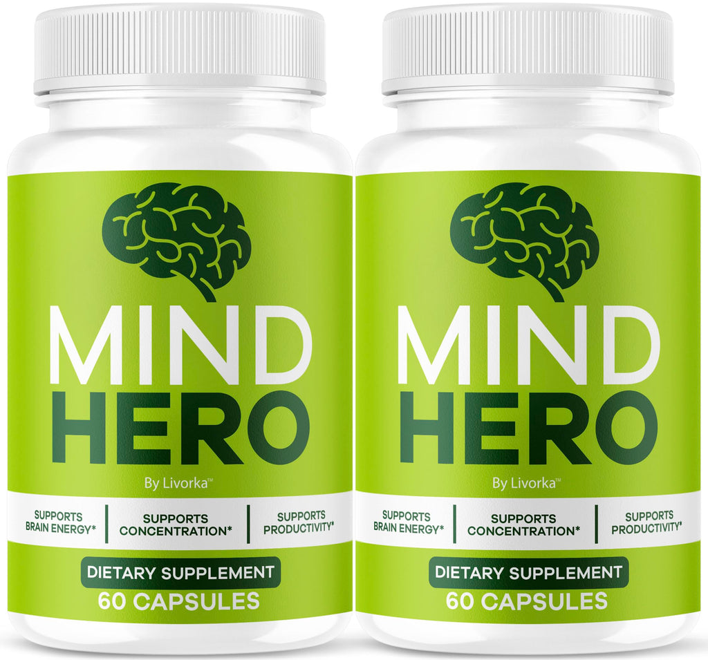 Mind Hero Capsules – 2-Pack Brain Health & Memory Support