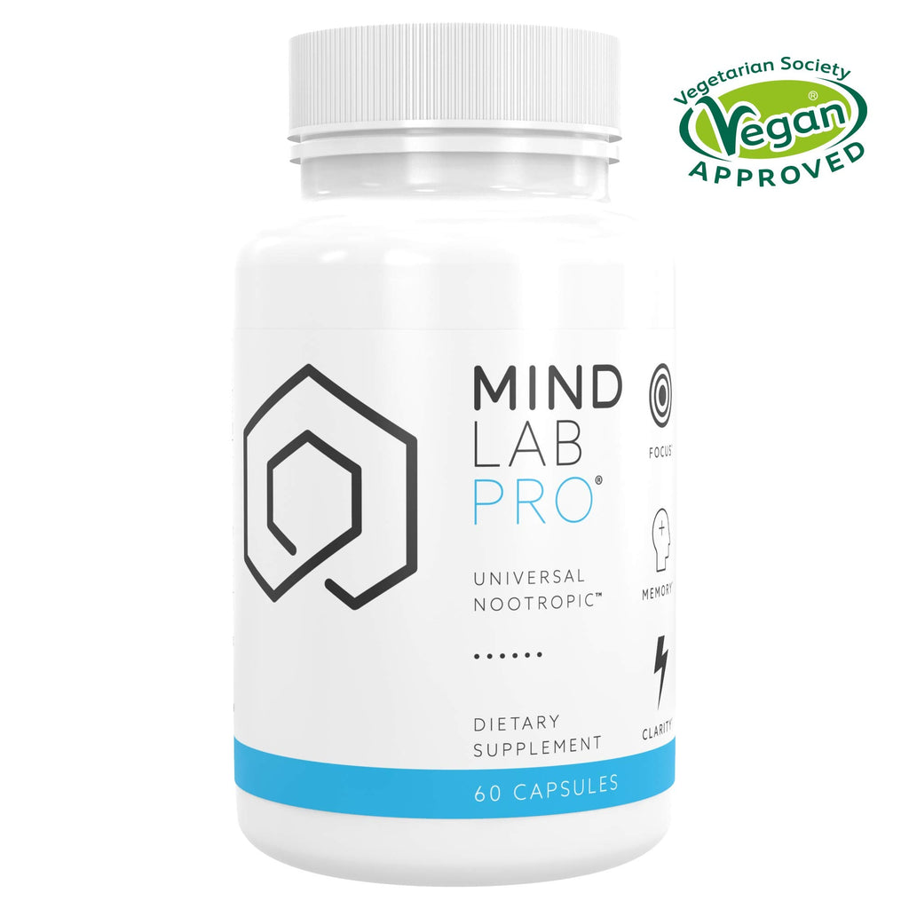 Mind Lab Pro MLP v4 Universal Nootropic – Focus, Memory, Clarity, Energy – 60 Count, Plant-Based, Made in USA