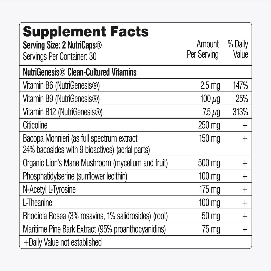 Mind Lab Pro MLP v4 Universal Nootropic – Focus, Memory, Clarity, Energy – 60 Count, Plant-Based, Made in USA