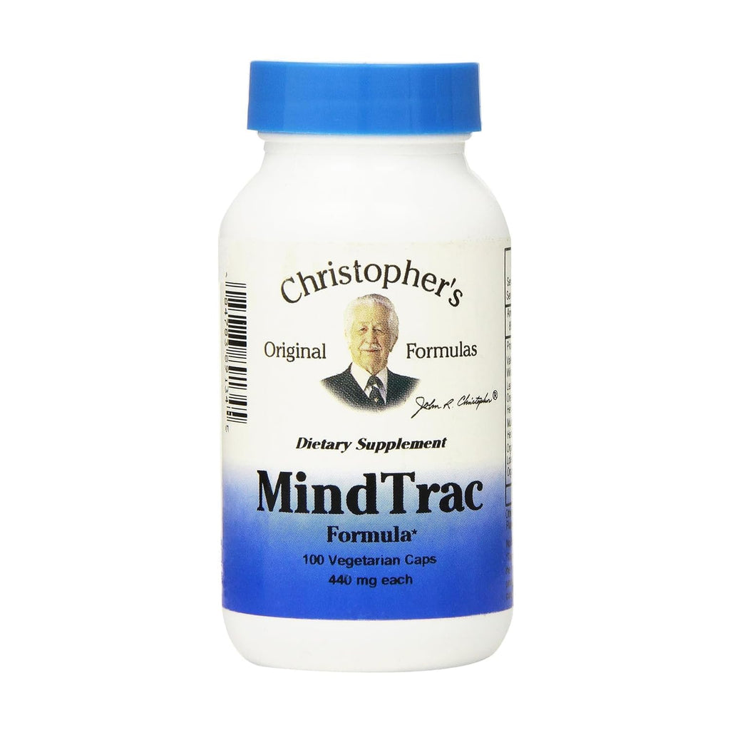 Christopher's Original MindTrac Formula – Natural Mood Support & Memory, 100 Caps