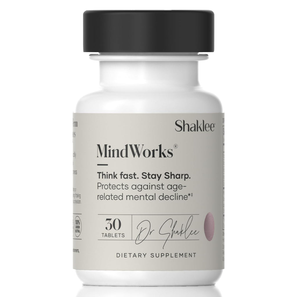 Shaklee MindWorks® – Brain Health Supplement for Sharpness & Focus | 30 Tablets