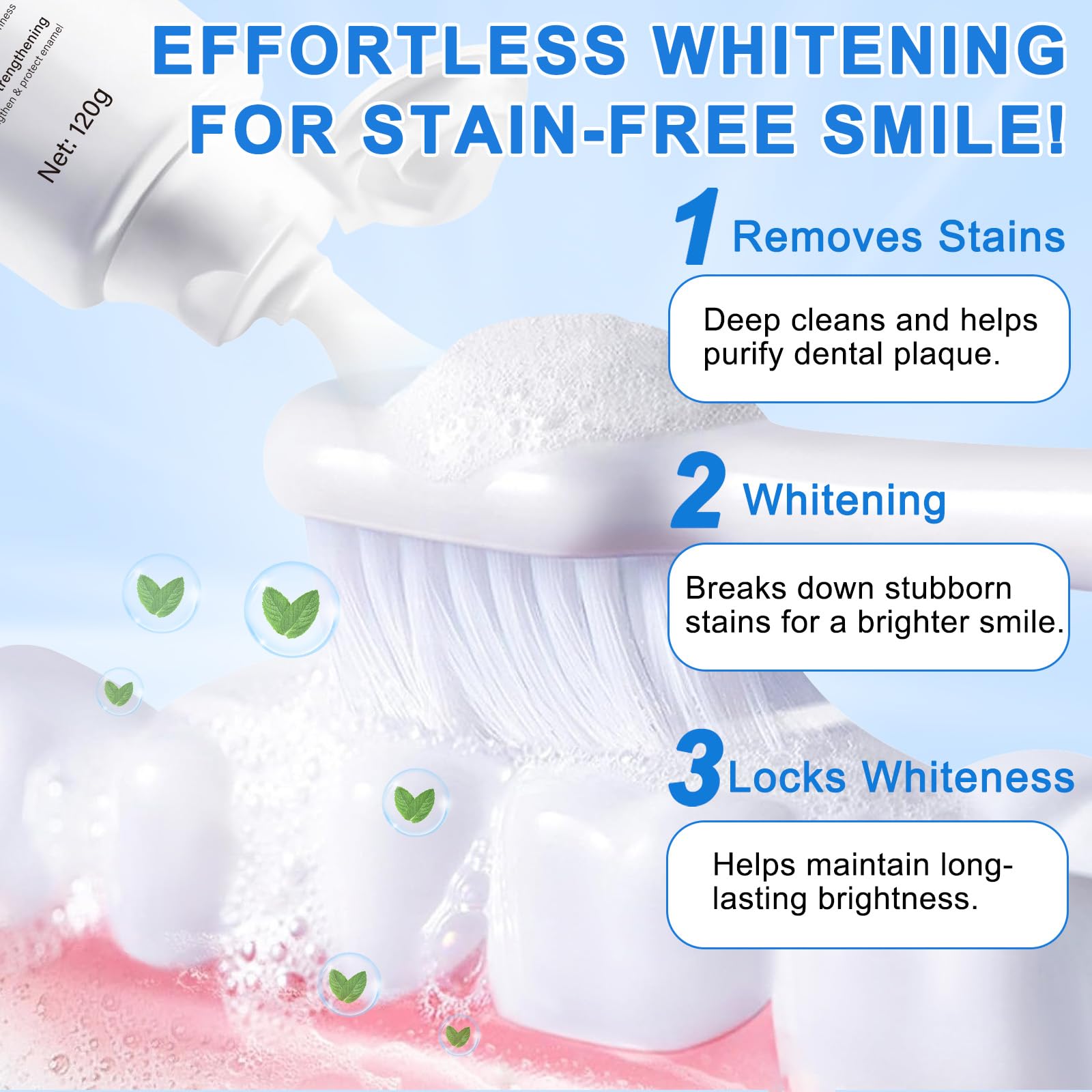 Hydroxyapatite Toothpaste 9.9% for Enamel Protection – Fluoride-Free (120g)