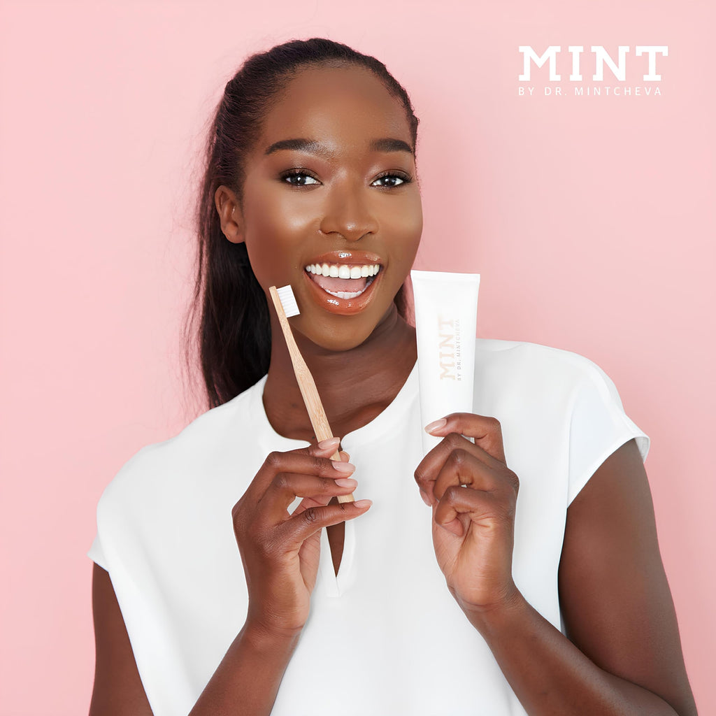 Mint Hollywood Smile Toothpaste 85 ml - Fluoride-Free Vegan Whitening