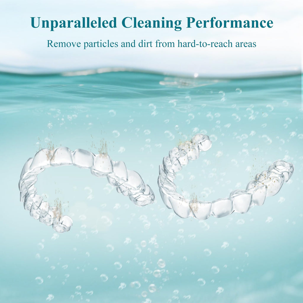 Minthouz Ultrasonic Retainer Cleaner – 200ml, 48kHz Cleaning for Dentures & Aligners
