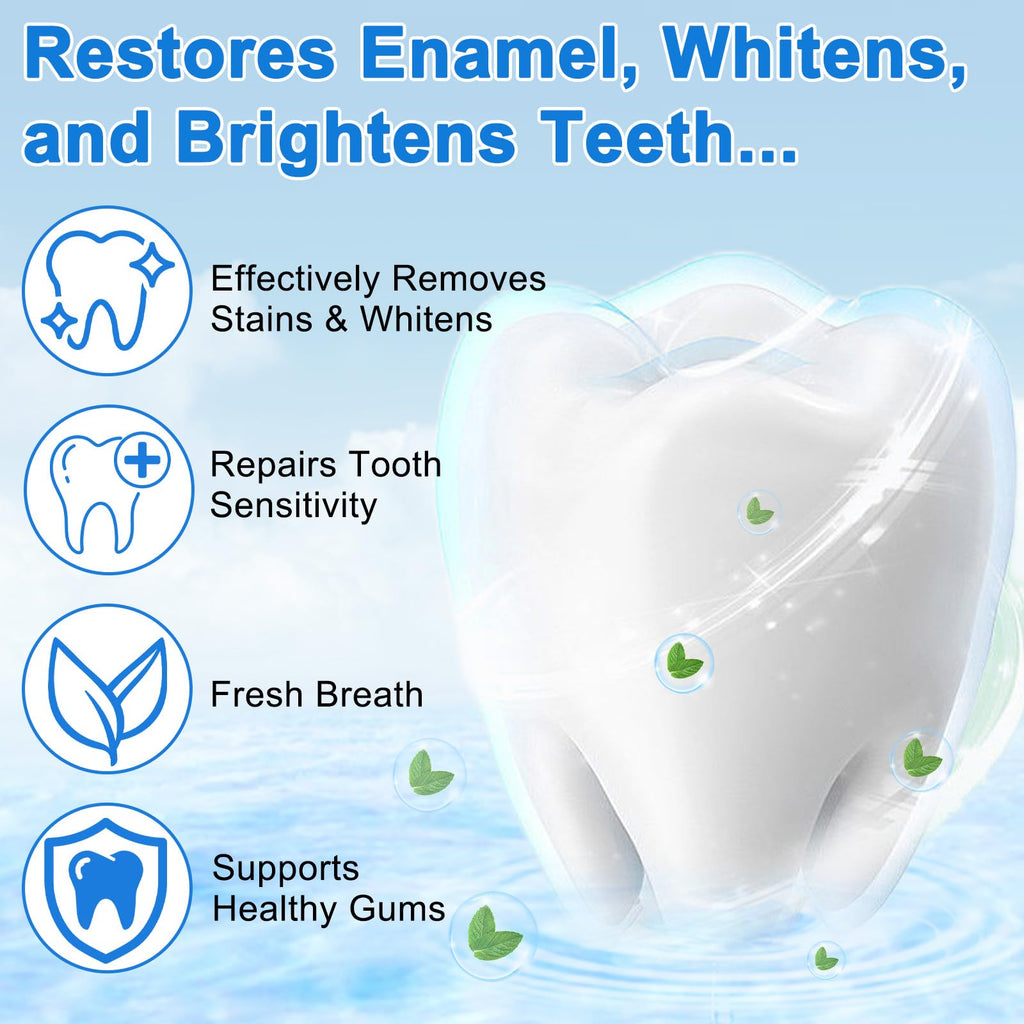 9.9% Hydroxyapatite Toothpaste – 4.23 oz Nano Hydroxyapatite for Enamel Protection & Strengthening, Gentle Mint