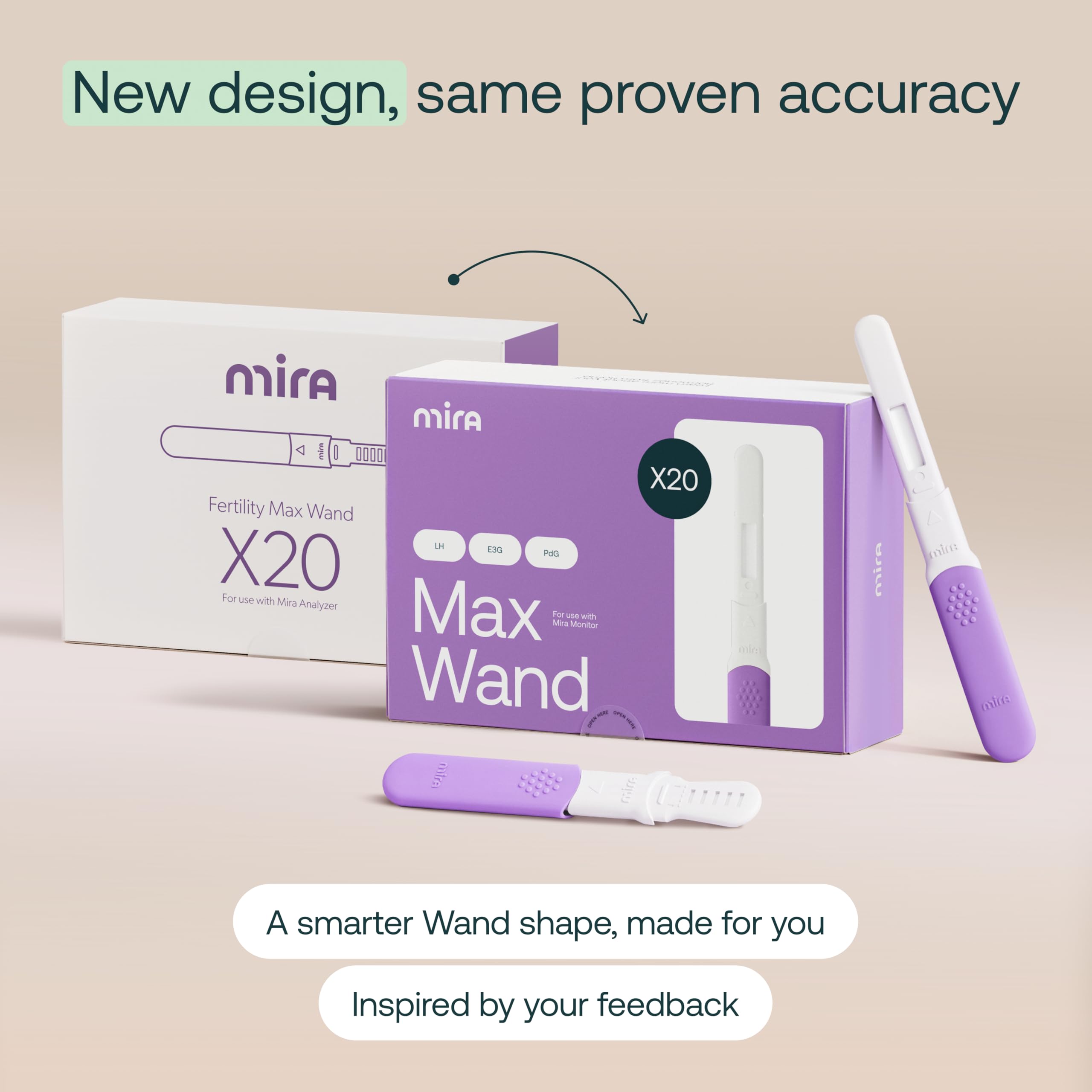 Mira Max Fertility Monitor & Ovulation Kit – At-Home LH, E3G & PdG Tracker (7x More Accurate)