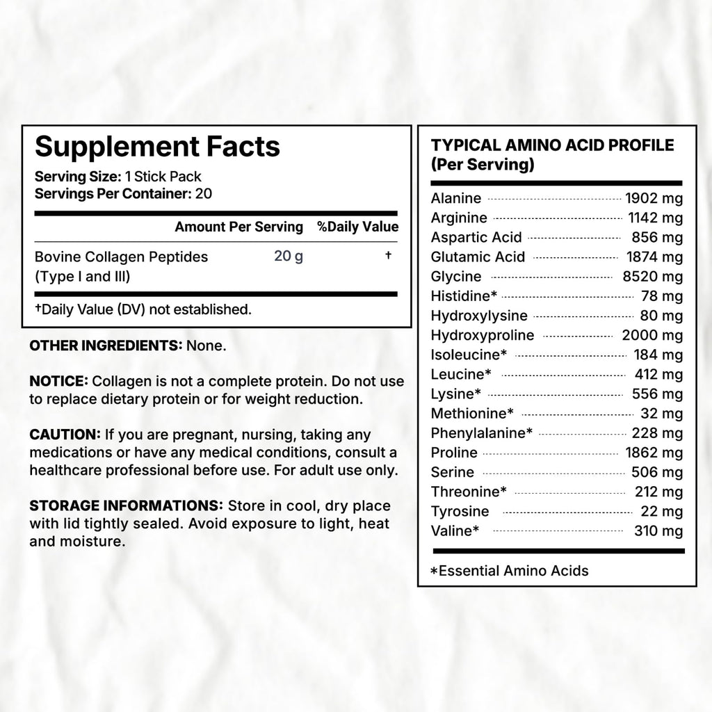 MISS PEP Collagen Peptides – Type I & III, Skin & Joints Support, Unscented, 14.11 oz