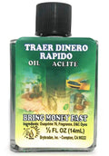 MISTIC POWERMOJO Bring Money Fast Oil 1/2 OZ — Wealth, Prosperity & Candle Magick