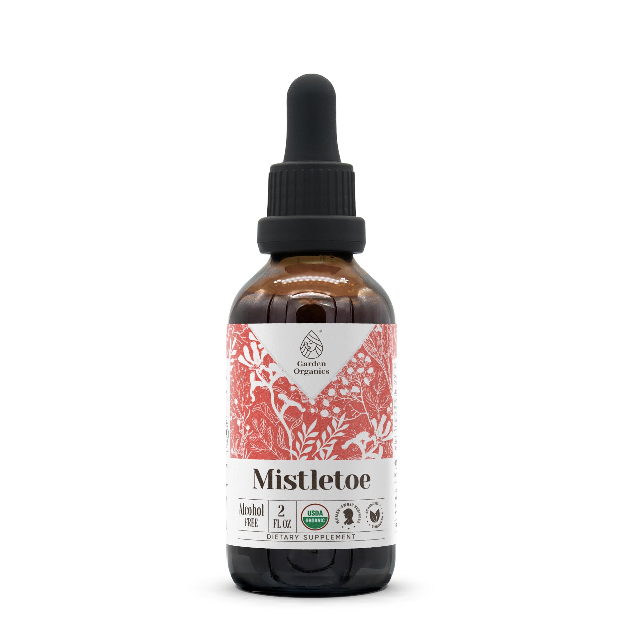 Mistletoe USDA Organic Alcohol-Free Extract | High-Potency 2 oz